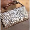 Высококачественная сумка-клатч из искусственной кожи для женщин, роскошный золотой клатч-кошелек в виде змеи, сумки-мессенджеры для девочек