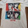 Lupin The 3rd Character Block T Shirt White Size XL Anime Manga