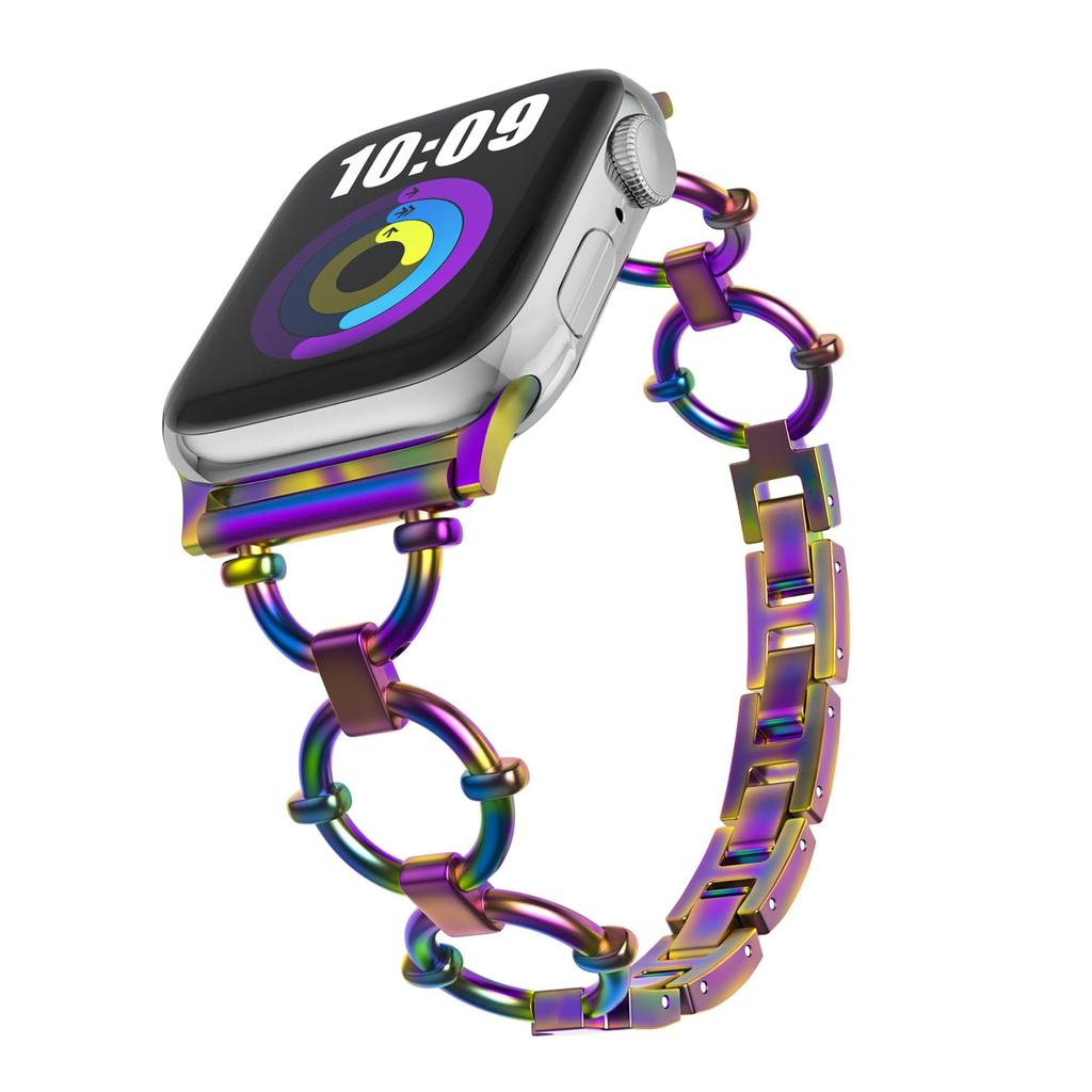 Ювелирный ремешок-цепочка для Apple Watch ремешок 8 Ultra 49 мм Meatal ремешок для iwatch 7 6 se 5 4 3 41 мм 45 мм 38 мм 40 мм 44 мм браслет