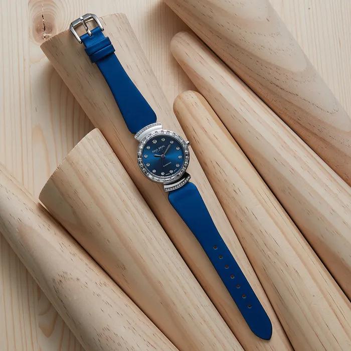 Diamond Lucea Leather Watch PB8029BU