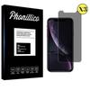 Verre Trempe Pour iPhone XR [Pack 3] Film Noir Anti Espion Vitre Protection Ecran Phonillico®