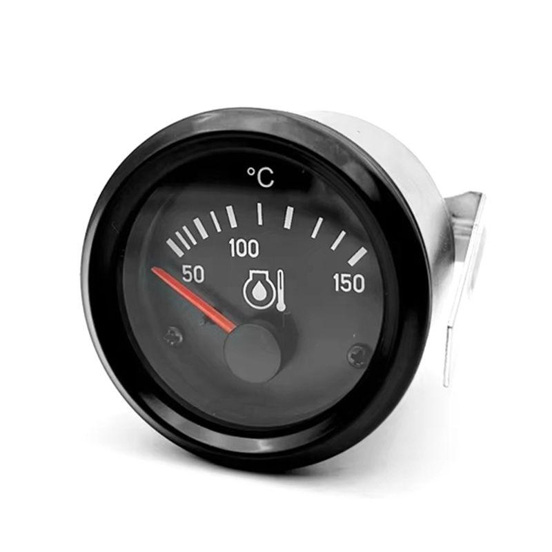 VDO Oil Temperature Gauge Meter 12V Diesel Generator Set Automotive Excavator Engineering Vehicle Accessories-X59A