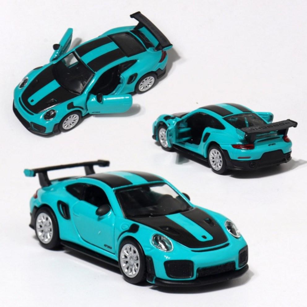 Майсто 1:64 Иконки Скорости Porsche 911 GT2 RS Металлическая Модель Автомобиля с Открывающимися Дверями, Серебристый