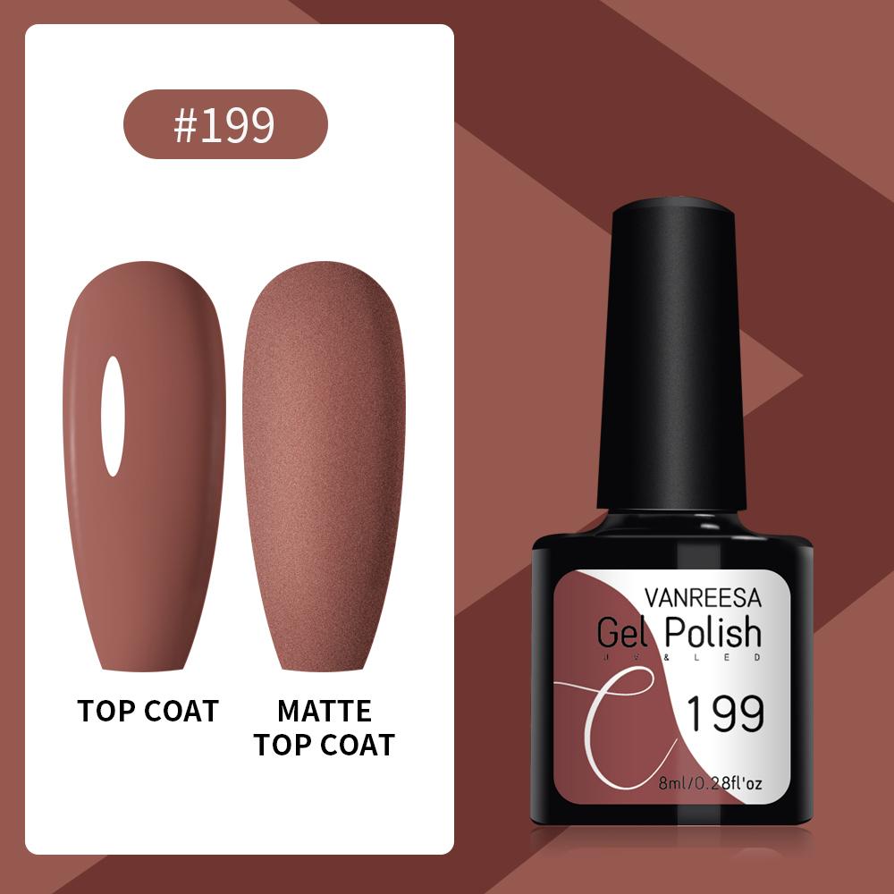 VANREESA Набор гелей для ногтей 111 цветов Гель-лак для ногтей Soak Off Базовое покрытие Верхнее покрытие Маникюр для ногтей УФ-светодиодный полуперманентный лак Стойкий гель для дизайна ногтей