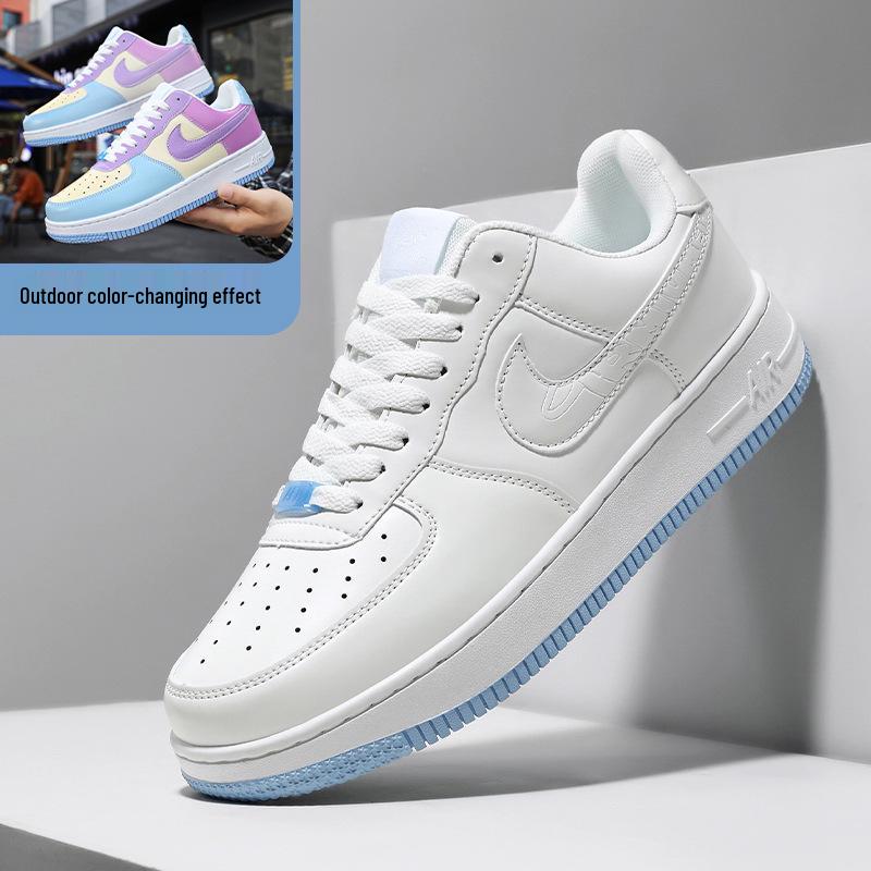 Putian AJ Air Force 1 Низкие Белые/Черные/Золотые Универсальные Повседневные Кроссовки для Мужчин и Женщин