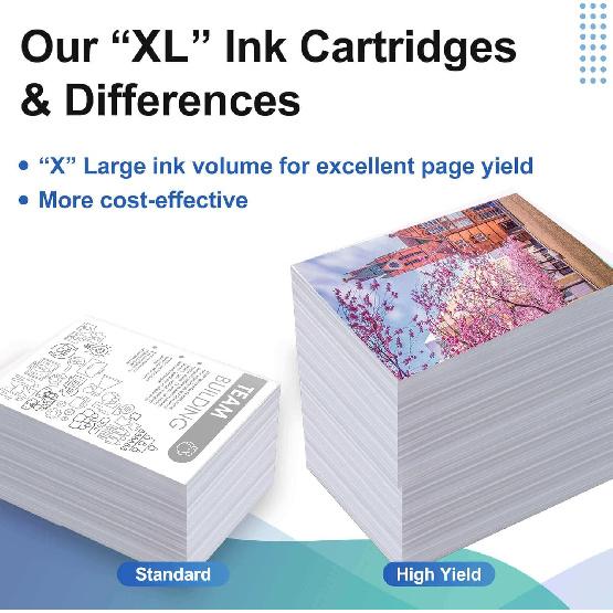LC406 LC406XL Ink Cartridges for Brother Printer Compatible for LC 406 XL Ink cartridges Work for Brother MFC-J4335DW MFC-J5855DW MFC-J6555DW