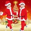 New Year Cosplay Costume Set Santa Claus Xmas Suit Wear  Boys Girls Toddler