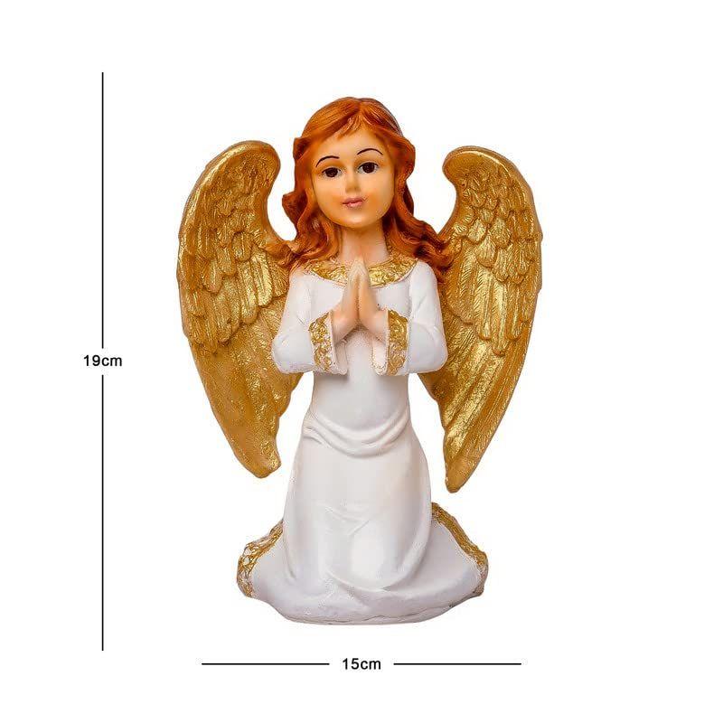 Newven Angel экспонат идол католический настенный декоративный христианский статуэтка статуэтка для домашнего декора ремесленные подарки для новоселья для гостиной (8 дюймов)