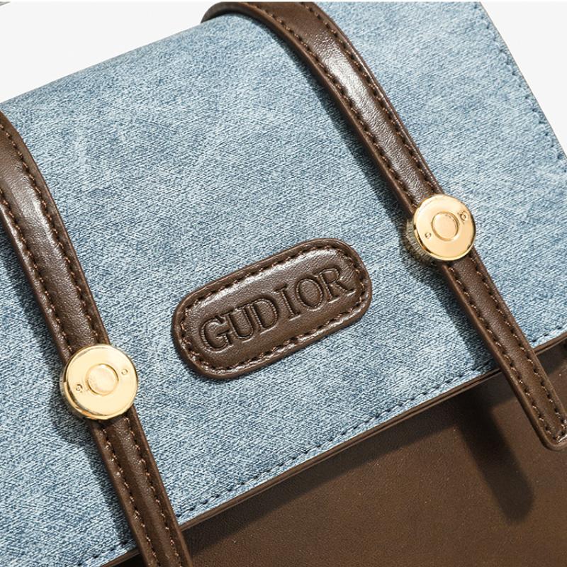 Ретро британский стиль PU кожаный рюкзак женский швейный чехол сумка через плечо износостойкая универсальная сумка три способа замены спинки