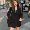 Suit Coat Women  Spring Autumn Korean Version Medium Length Style Design Fashion