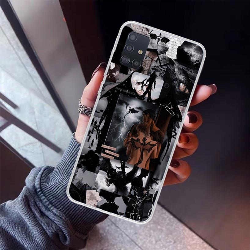 F-Fourth W-Wing Dragon Phone Case For Samsung Galaxy A12 A52S A42 A32 A22 A51 A50 Note 20 Ultra 10 S10 Plus A71 A70 A31 A30 A10S
