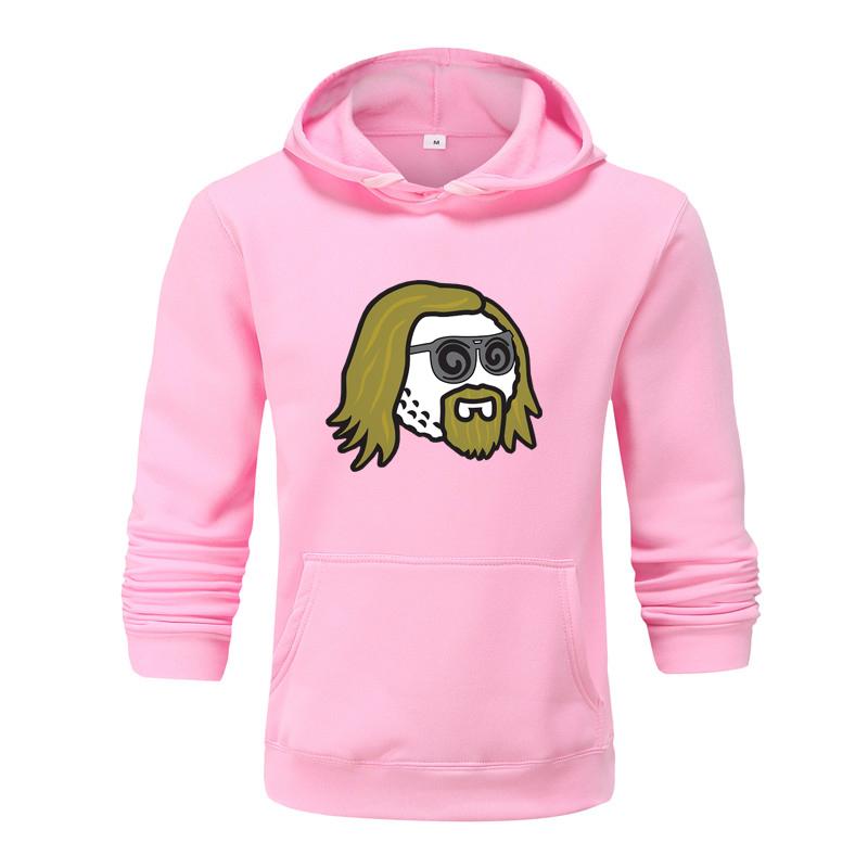 Осень и зима, новая дизайнерская одежда с принтом, мужская толстовка с капюшоном, пуловер для пар