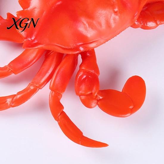 Animal Shaped Stress Toy Simulated Lobster Model Squeaky Realistic Relief Crab Squeeze Home Office Desktop Decoration Photo Props