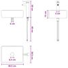 Bathroom Furniture Set 2 pcs Sonoma Oak Wood Based Material