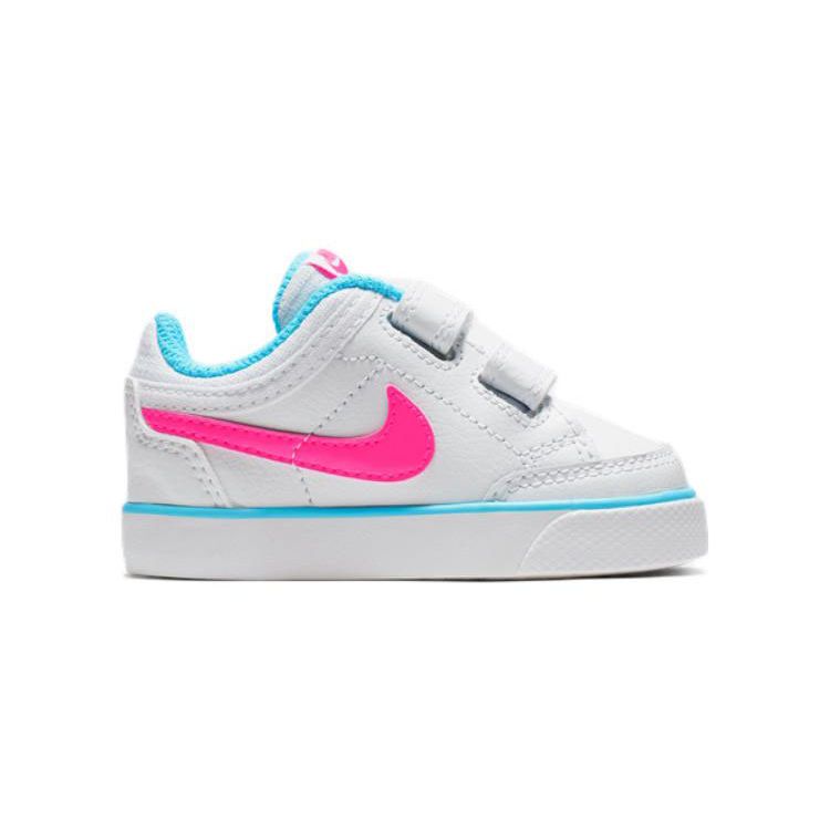 Nike Capri 3 л Casual Кроссовки с низким верхом Детские кроссовки Бело-синие 579953-104