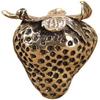Pure Copper Sculptures Fruit Sculpture Strawberry Statue Crafts Small Ornaments