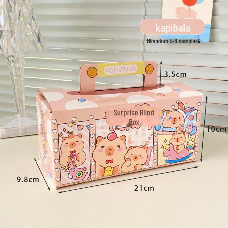 Детская таинственная канцелярская коробка-сюрприз с руководством и клейкой лентой