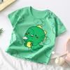 2025 Children's Pure Cotton Cartoon Short-Sleeve T-Shirts for Boys & Girls - Korean Style Summer Tops