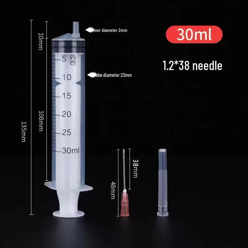 Veterinary Disposable Sterile Syringe Needle Tube Injector for Feeding and Infusion