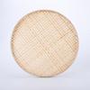 Hole Circular Fruit Fried Food Dim Sum Handicraft Storage Basket Food Tray Bamboo Sieve Dustpan