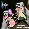 Чехол для телефона Shim Su-ae Aniem O-Operation T-True-Love для iPhone 17, 16, 15, 14, 13 Plus, Pro Max Магнитный для Magsafe Беспроводная зарядка