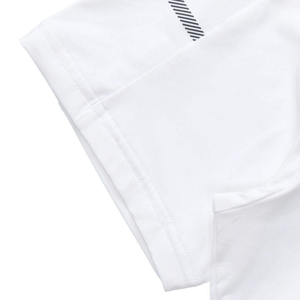 FILA Polo Shirts Men's White Polo Collar Moderate Straight Fit A11M121152FWT