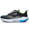 Li Ning Young 20 Легкие Удобные Нескользящие Прочные Дышащие Амортизирующие Низкие Кроссовки для Бега Детские кроссовки Черный Белый YKFT068-1