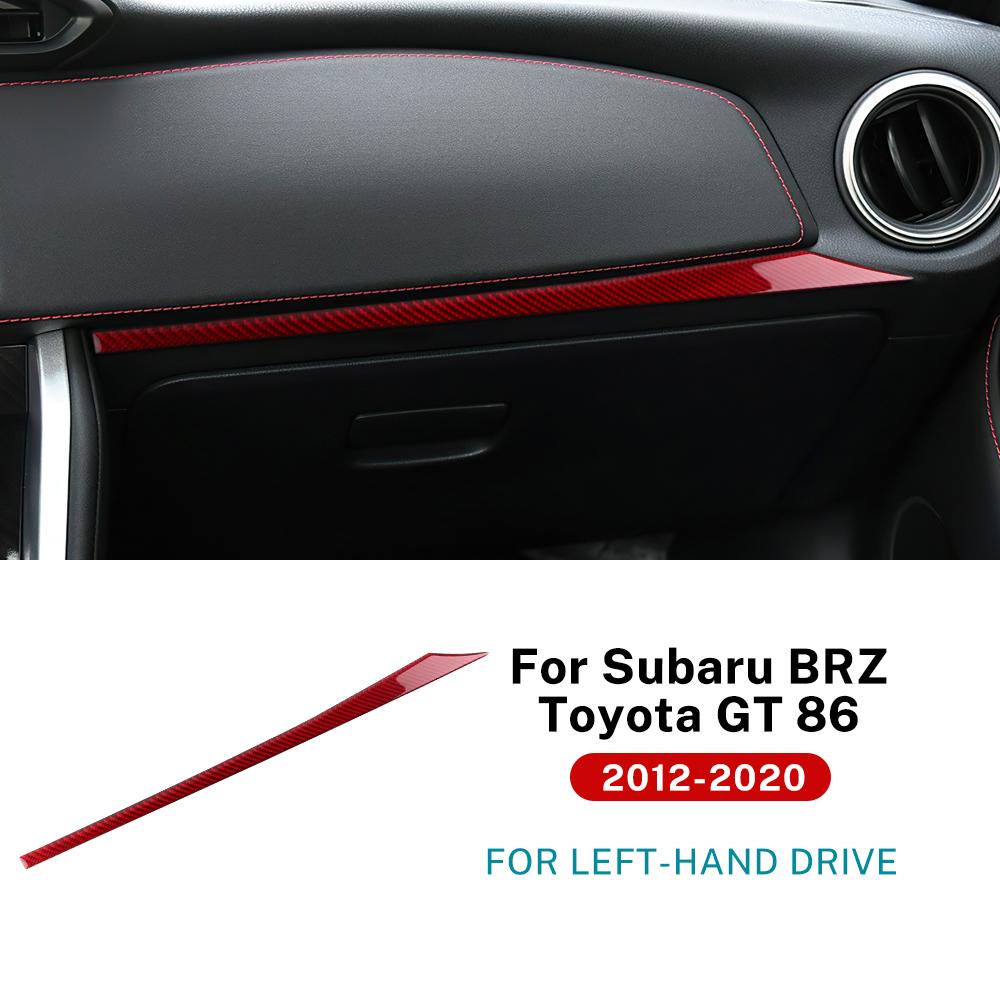 Carbon Fiber Style Interior Moulding for Subaru BRZ Toyota GT86 2012-2020 LHD RHD Dashboard Strip