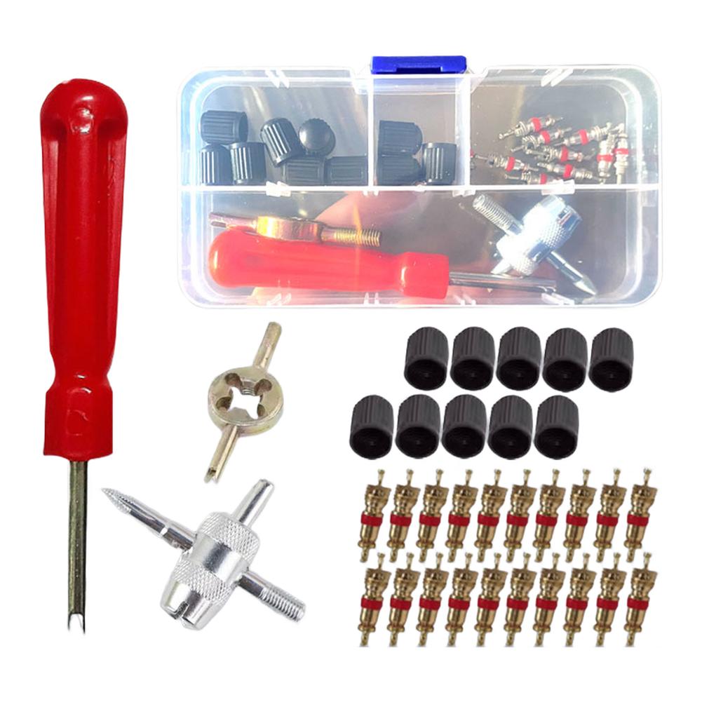 Wide Compatibility Valve Core Kit Valve Stem Kit Tire Valve Repair