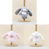 Adorable Plush Rabbit Pendant With Soft Pp Cotton Filling For Cute Bag Decoration