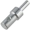 Silver Ice Drill Bit Adapter Stainless Steel Hexagonal Shank  Adapter  Worker