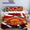 Manchester United F Custom Name Pattern Bedding,Quilt Set Quilt Cover Pillowcase Home Birthday Gift(1 * duvet cover + 2 * pillowcase, without core)