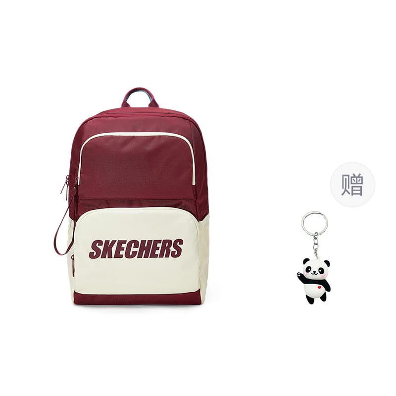 Skechers Fabric Backpack Unisex Saddle Red L124K062-03L1