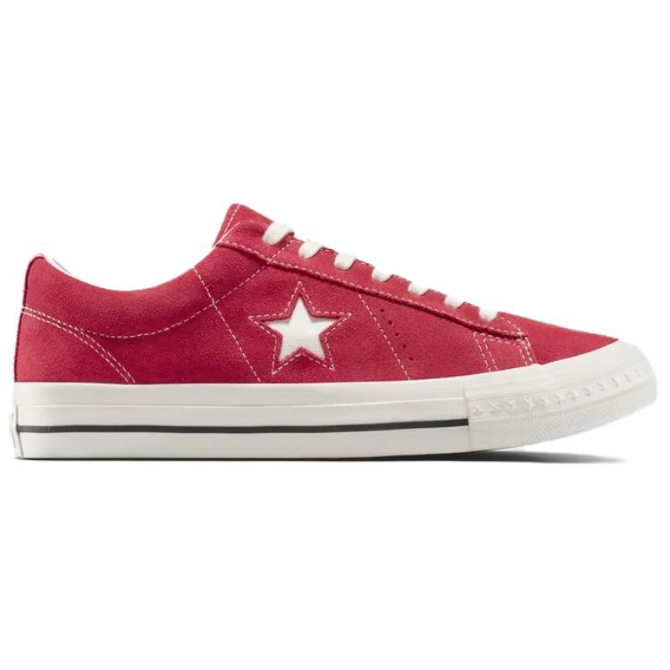 Converse ONE STAR 95 Классические Удобные Ретро Тонкая подошва Нескользящие Прочные Низкие Кеды для Скейтбординга Унисекс Красные