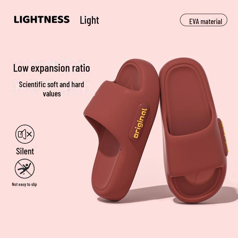 Summer Eva Non-Slip Indoor Slippers: Cozy Thick-Soled Sandals for Home, Bath, or Hotel