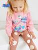 Свитшот с мультяшным рисунком для девочек Peppa Pig - Модный топ с длинным рукавом для весны и осени