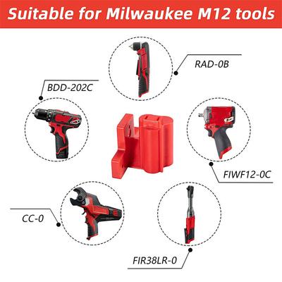 3 шт. Крепление для держателя инструмента для Milwaukee M12 Вешалка для инструмента с винтами Держатель инструмента можно закрепить на стене или верстаке Инструменты