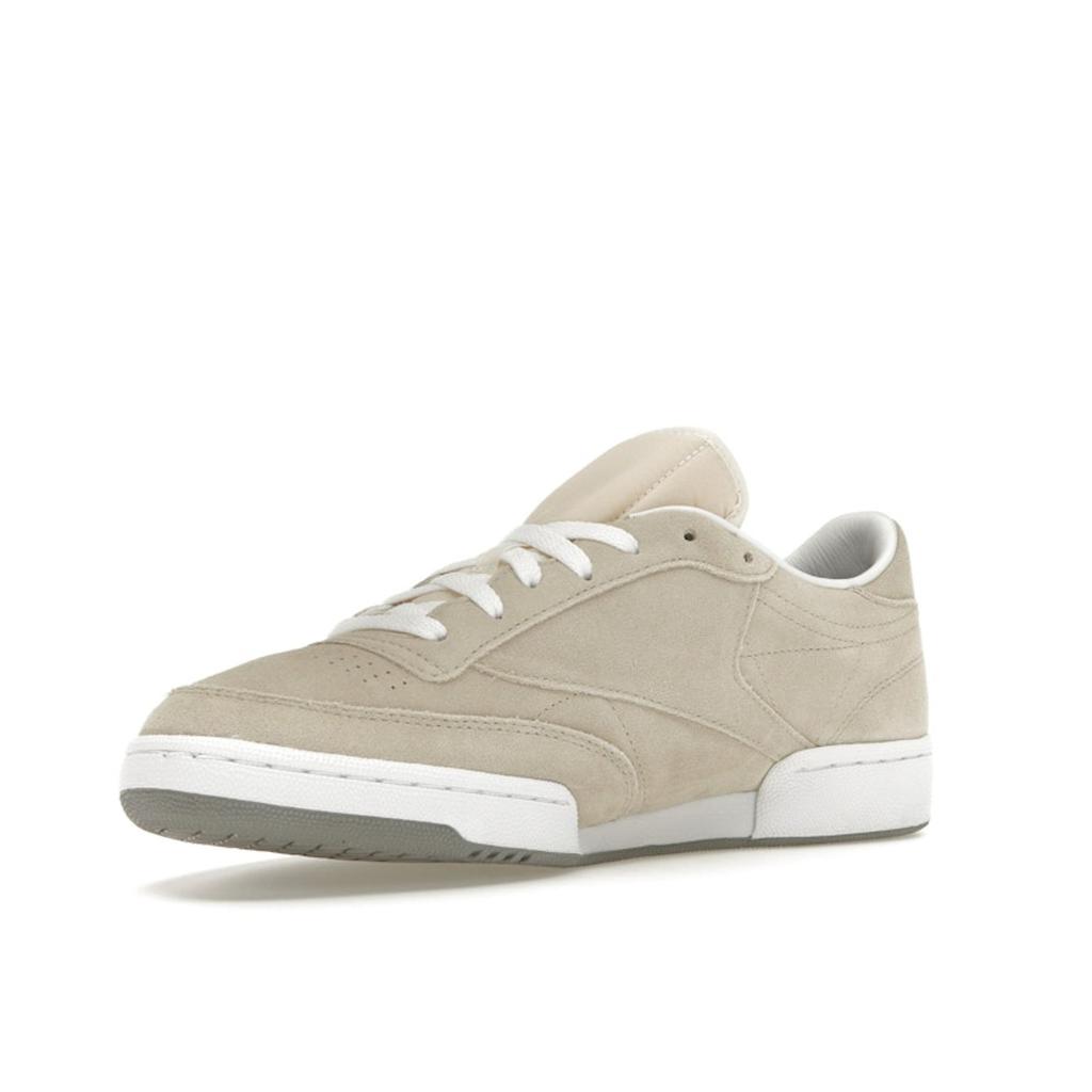 Унисекс кроссовки JJJJound x Reebok Club C 85 Cork кремово-белые космически-серые 100073319
