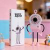 Dual Modules Portable Handheld Fan Flexible Legs Adjustable Wind Speed Fan  Handheld Use