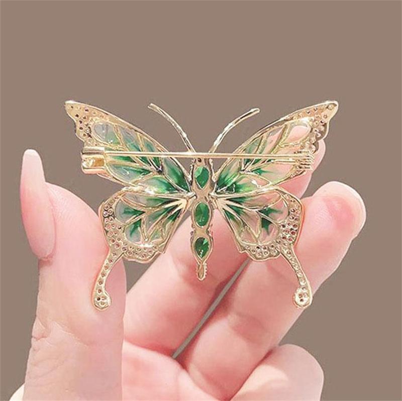 Новая модная женская брошь, брошь в стиле бабочки, роскошная брошь, студенческая брошь, брошь для одежды