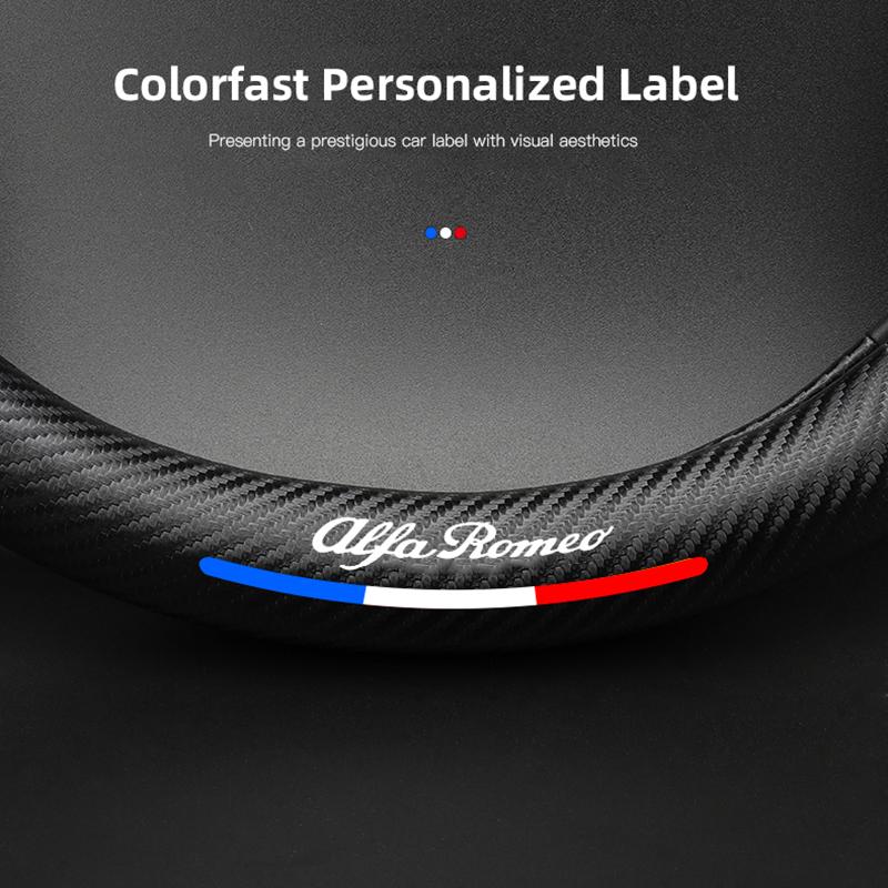 2026 Hot Alfa Romeo Alfa Romeo Car Steering Wheel Cover Car Interior Accessories For Giulietta Mito 159 Giulia Stelvio 156 147 T