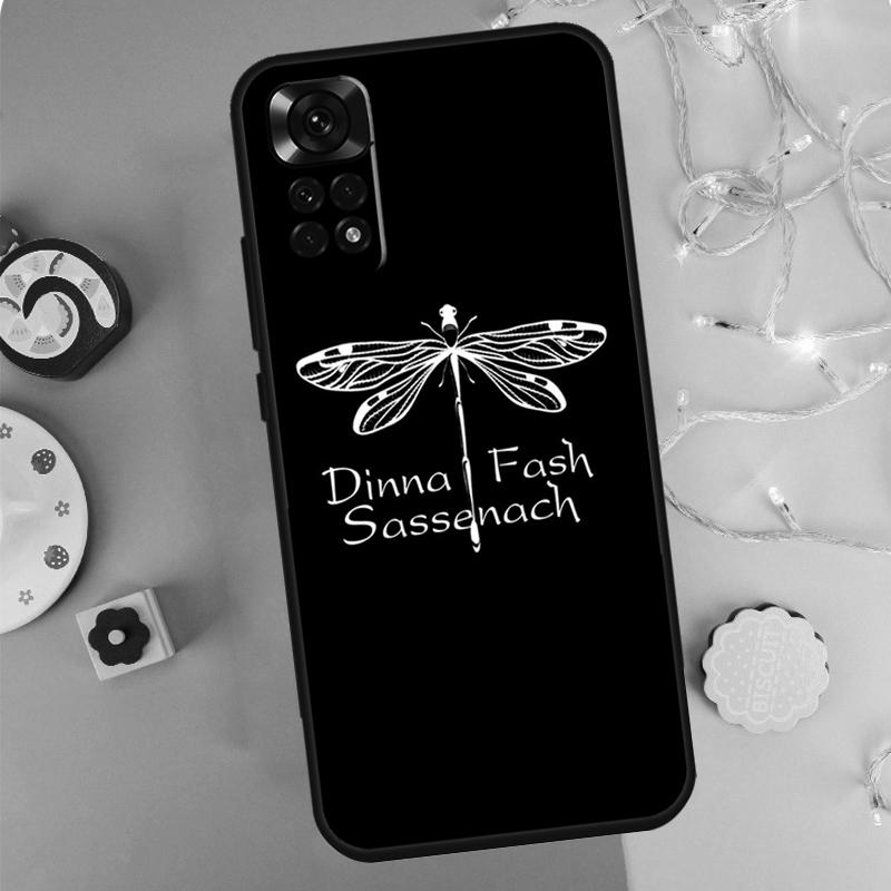 Outlander Sassenach Dragonfly Case For Xiaomi Redmi Note 9 10 11 12 13 14 Pro 9S 10S 11S 12S Redmi 14C 10C 12C 13C Cover
