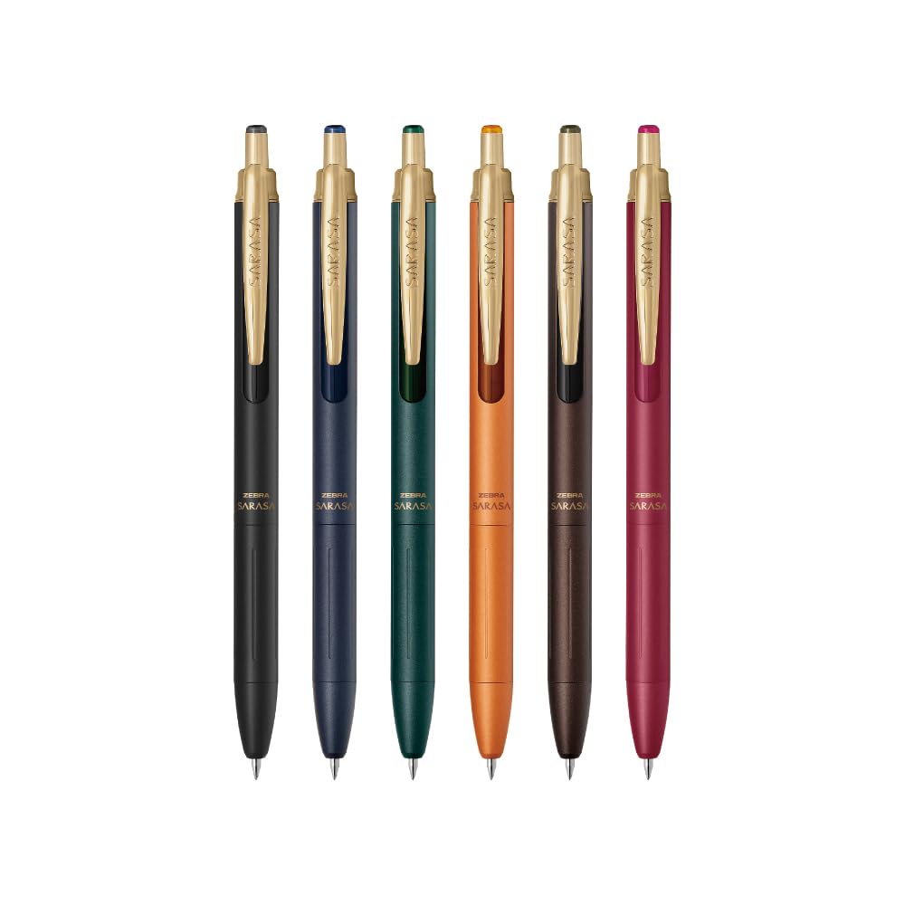 Zebra Sarasa Grand Gel Ballpoint Pen Set 0.3mm 6-Color P-JJH57-6C-AZ