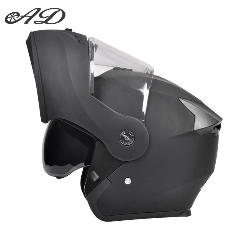 Full Face Motorcycle Helmet Men Women All-Season Flip-Up Design With LED Taillight 3C Certified Safety