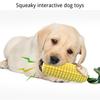 Tough Rubber Dog Chew Toy Corn Stick Design Interactive Squeaky Dog Toys  Medium Large Dogs