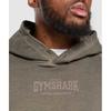 Gymshark Heavyweight Hoodie Strength Green Wash A6a7j Ec1p
