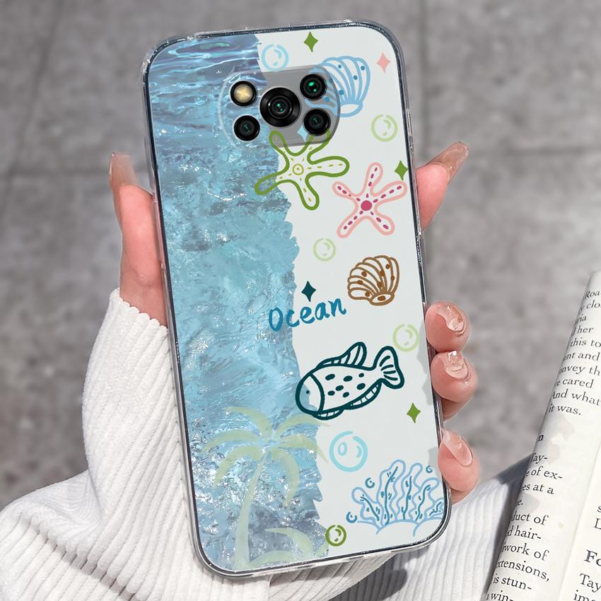 Прозрачный чехол для телефона Xiaomi Poco X3 X4 NFC X5 X6 X7 Pro F3 F4 GT F5 Мягкий ТПУ чехол Ретро узоры карманных часов Ударопрочный чехол для Xiaomi Накладка Capa