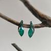 Серебряные серьги с натуральным агатом 3.208ct (2215103)