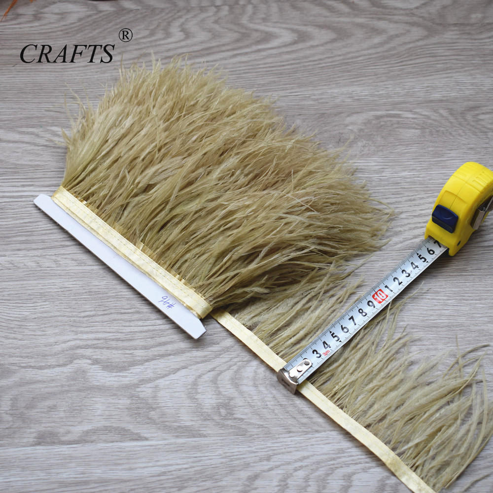 Перо2023 горячо! Пушистая и красивая отделочная ткань с перьями страуса, длина 5-10 м, боковая лента, ширина 8-10 см / Аксессуары для шитья DIY