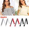 2pairs Adjustable Bra Shoulder Strap Anti Slip Underwear Strap Rhinestone Bra Strap  Ladies